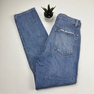 Reformation Julia High Waist Cigarette Jeans, Antigua